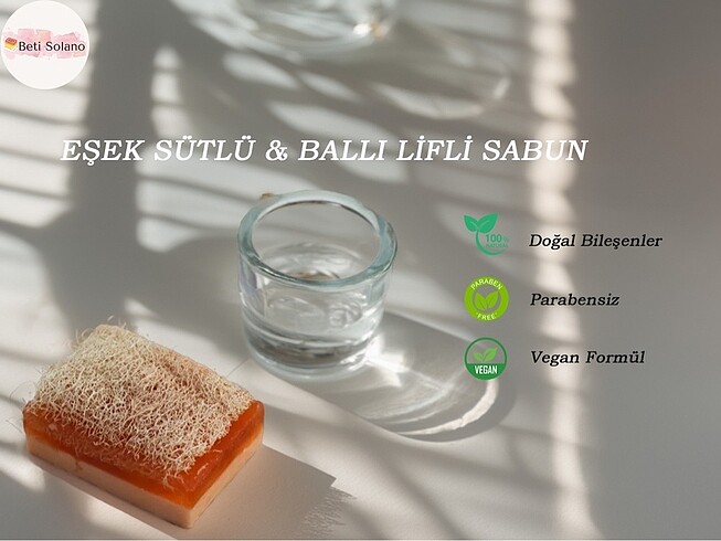 Eşek Sütlü & Ballı Lifli Sabun