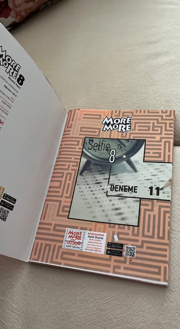 More More 8 Selfie Test Sarmal Deneme Kitabı - Görsel 2