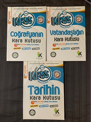 genel kültür çıkmış sorular seti kara kutu