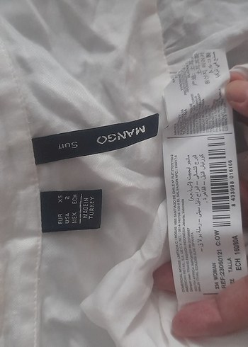 xs Beden viskon Drapeli Kadın Gömlek