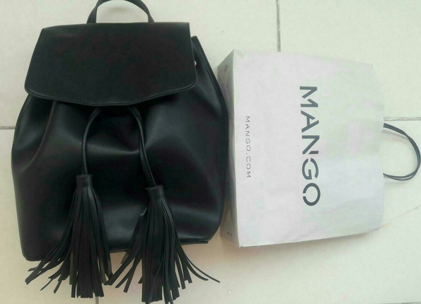 universal Beden siyah Renk Mango sırt çantası 