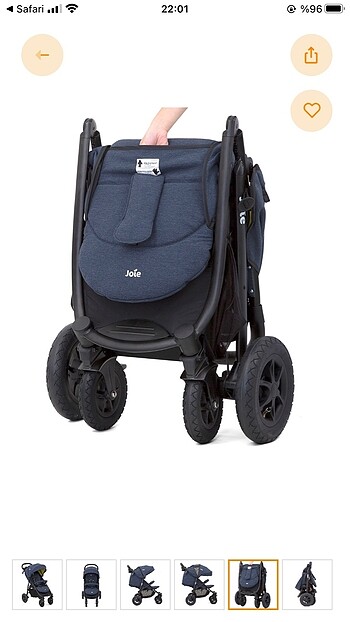 9- 36 kg Beden Joie litetrax 4 bebek arabası