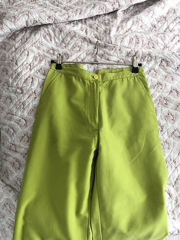 Vintage Yeşil Kısa Pantolon