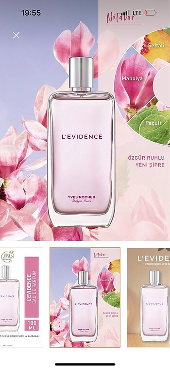 L'evidence yves rocher parfum