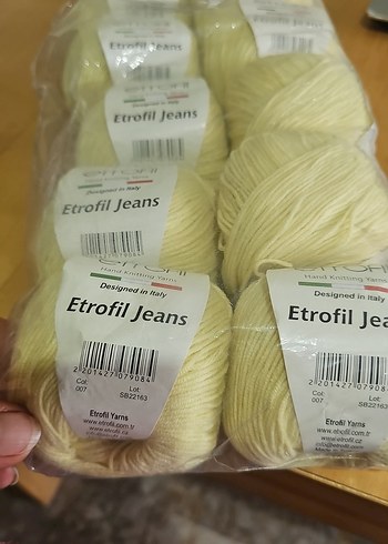 Etrofil Jeans El Örgü İpi Seti