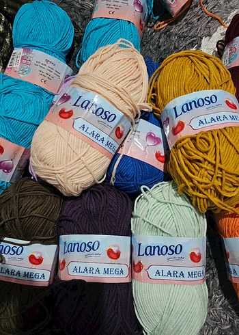 Pamuk-Akrilik Karışımı El İpi 100gr - Görsel 3