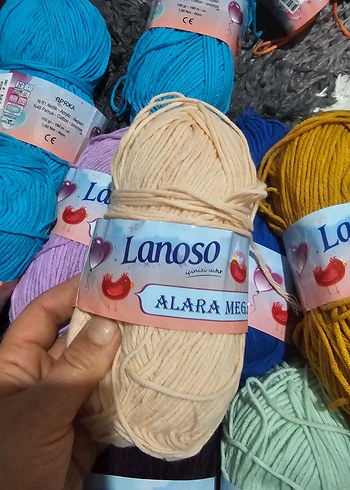 Pamuk-Akrilik Karışımı El İpi 100gr - Görsel 2