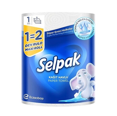 Selpak Havlu Dev Rulo 1=2