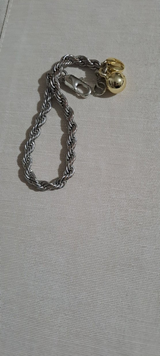 Kadın Gri Zincirli Bileklik - Görsel 2