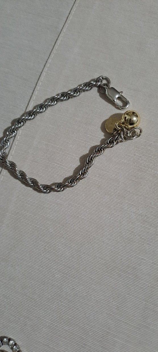 Kadın Gri Zincirli Bileklik - Görsel 3