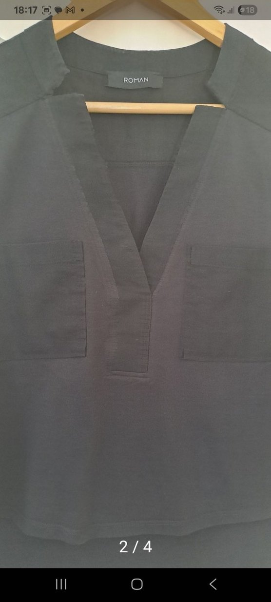 V Yaka Siyah Midi Kadın Süveter - Görsel 2