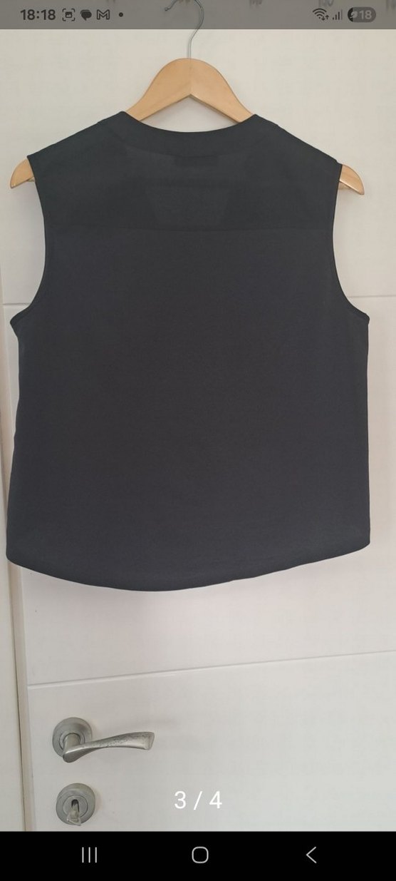 V Yaka Siyah Midi Kadın Süveter - Görsel 3