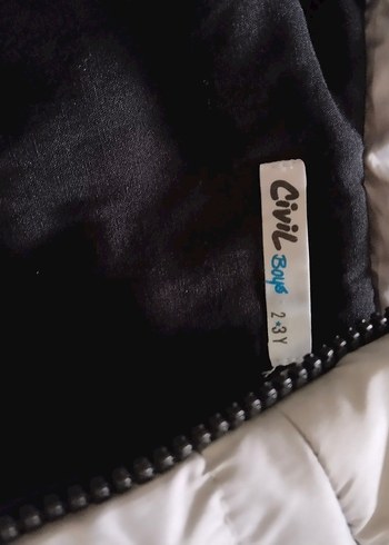 Gri Erkek Çocuk Fermuarlı Yelek - Görsel 3