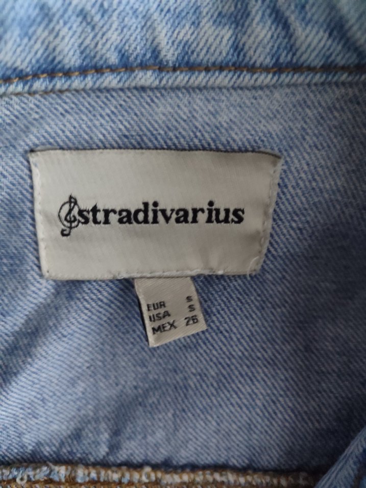 Kadın Mavi Kot Ceket Düğmeli Normal Boy m bedene de olur - Görsel 5