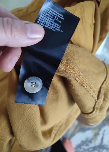 Sarı Düğmeli  Mini Elbise - Görsel 8