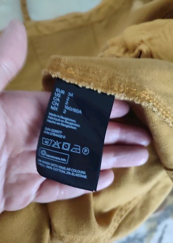 Sarı Düğmeli  Mini Elbise - Görsel 7