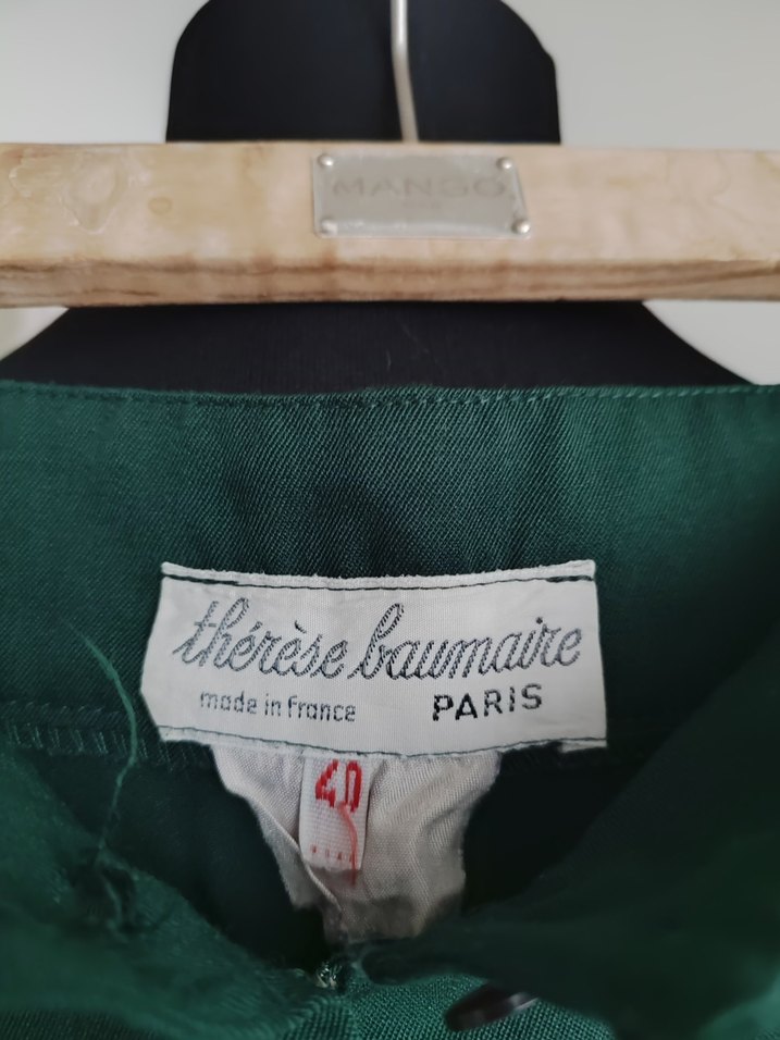 Kadın Haki Regular Fit Kumaş Pantolon - Görsel 4