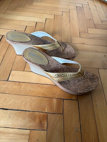 DKNY Y2k Lolita DKNY Dolgu Topuk Terlik