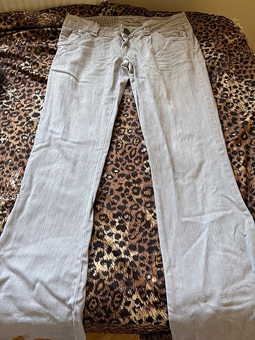 Y2k Lolita Dusuk Bel Bootcut Pantolon