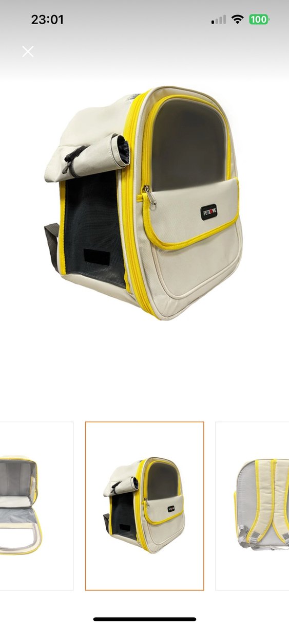 Taşınabilir Kedi Taşıma Çantası - Görsel 3