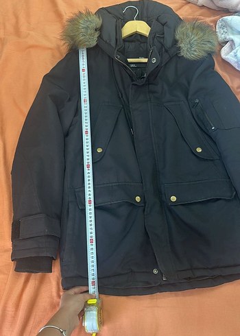 Kürk Detaylı Siyah Deri Erkek Mont - Görsel 3