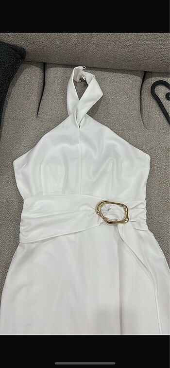beyaz elbise s beden - Görsel 2