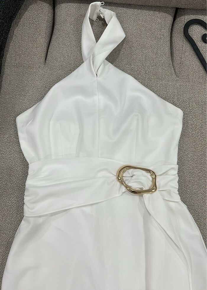 beyaz elbise s beden - Görsel 2