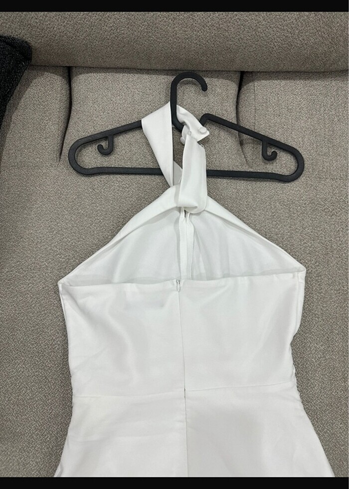 beyaz elbise s beden - Görsel 3