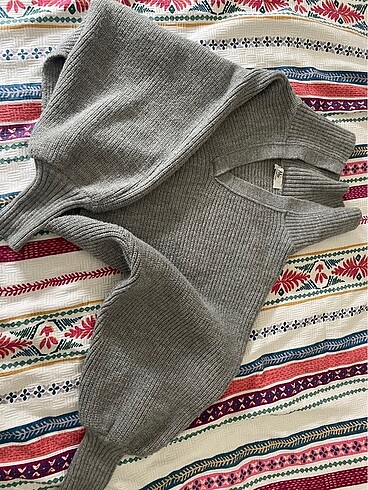 s Beden gri Renk yarasa model sweatshirt