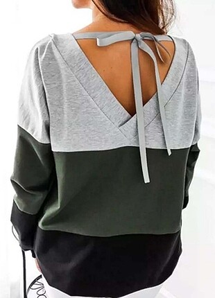 H&M Sırt detaylı buluz