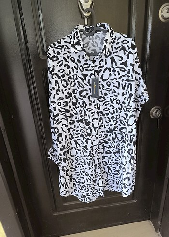 Ralph Lauren zebra Desenli Uzun Kollu Kadın Tunik - Görsel 4