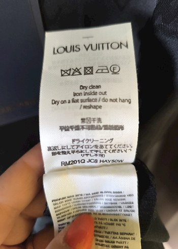 Louis Vuitton Siyah V Yaka Uzun bayan elbise - Görsel 4