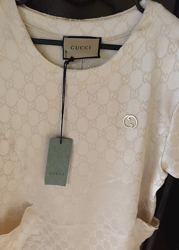 Gucci Gucci Kadın Kısa Kollu Midi Elbise