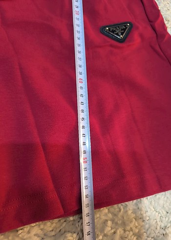prada kırmızı Erkek  Takımı, Kısa Kollu - Görsel 10