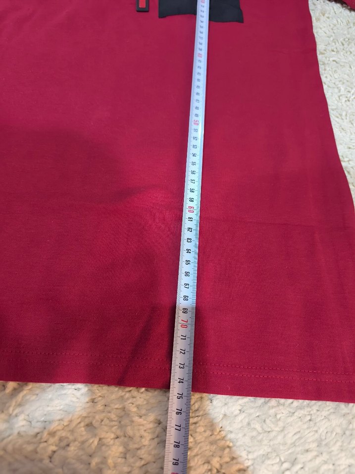 prada kırmızı Erkek  Takımı, Kısa Kollu - Görsel 5