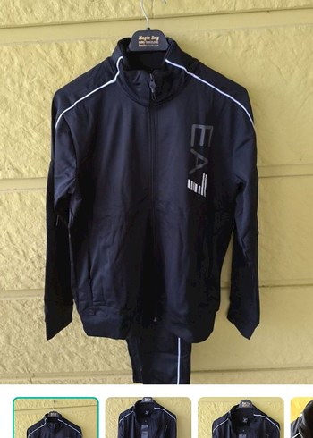 Emporio Armani Ea7 Siyah Spor Ceket
