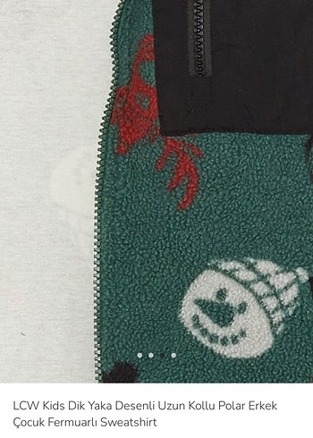 LC Waikiki LCW Kids Erkek Çocuk Fermuarlı Polar Sweatshirt