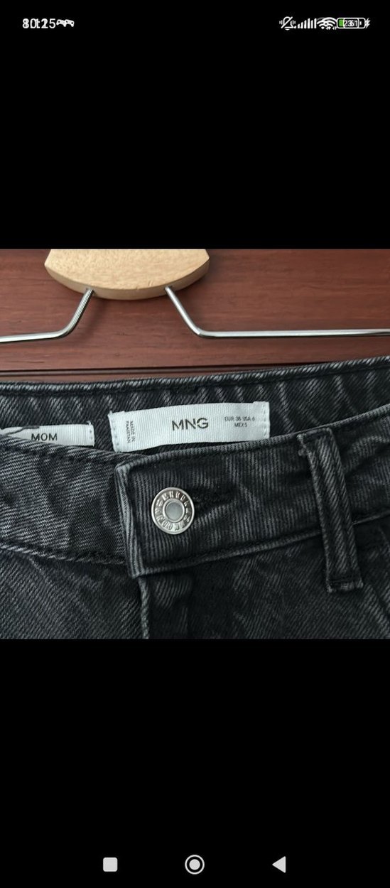 MAM Gri Kadın Denim Pantolon - Görsel 4