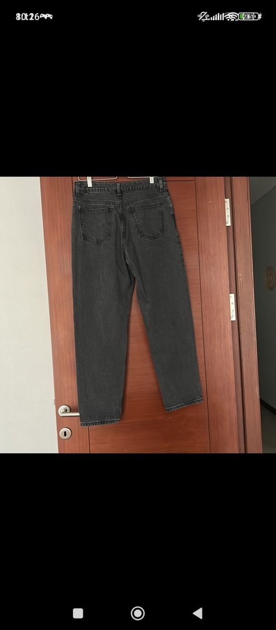 MAM Gri Kadın Denim Pantolon - Görsel 5