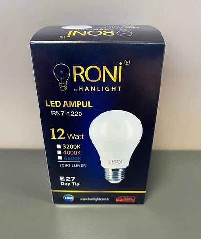  Beden Led ampül 12w (5 adet)