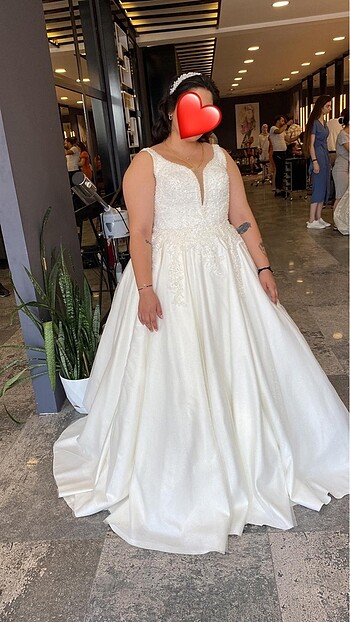 BÜYÜK BEDEN GELİNLİK 44-48 BEDEN - Görsel 5