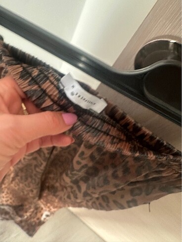 m Beden Leopar pantolon