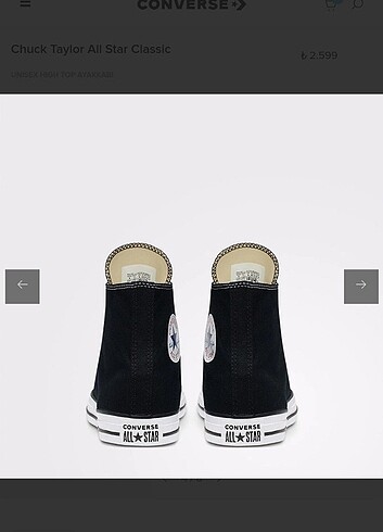 37 Beden Converse Ayakkabı 