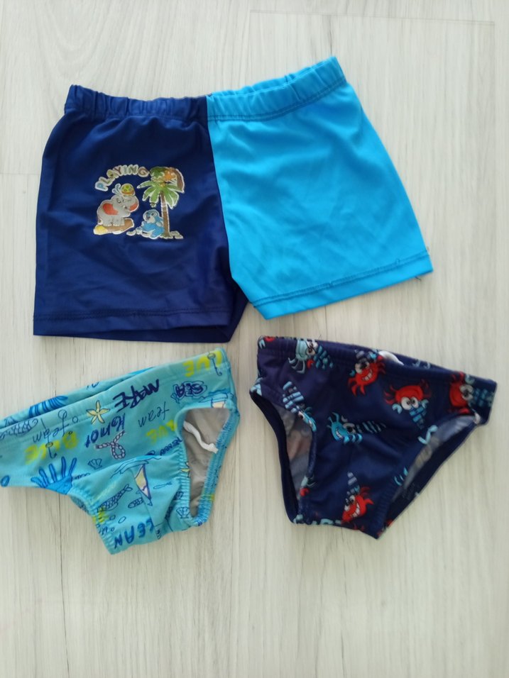 Erkek Çocuk Renkli Desenli Mayo ve Şort Seti - Görsel 2