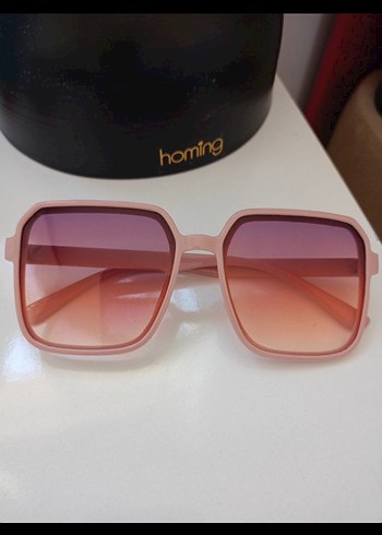 Parlak Kahverengi Kadın Güneş Gözlüğü - Görsel 4