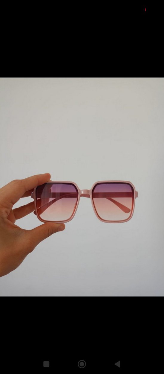 Parlak Kahverengi Kadın Güneş Gözlüğü - Görsel 5