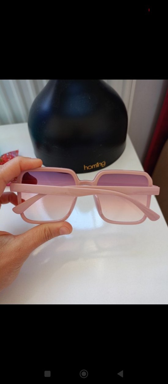 Parlak Kahverengi Kadın Güneş Gözlüğü - Görsel 3