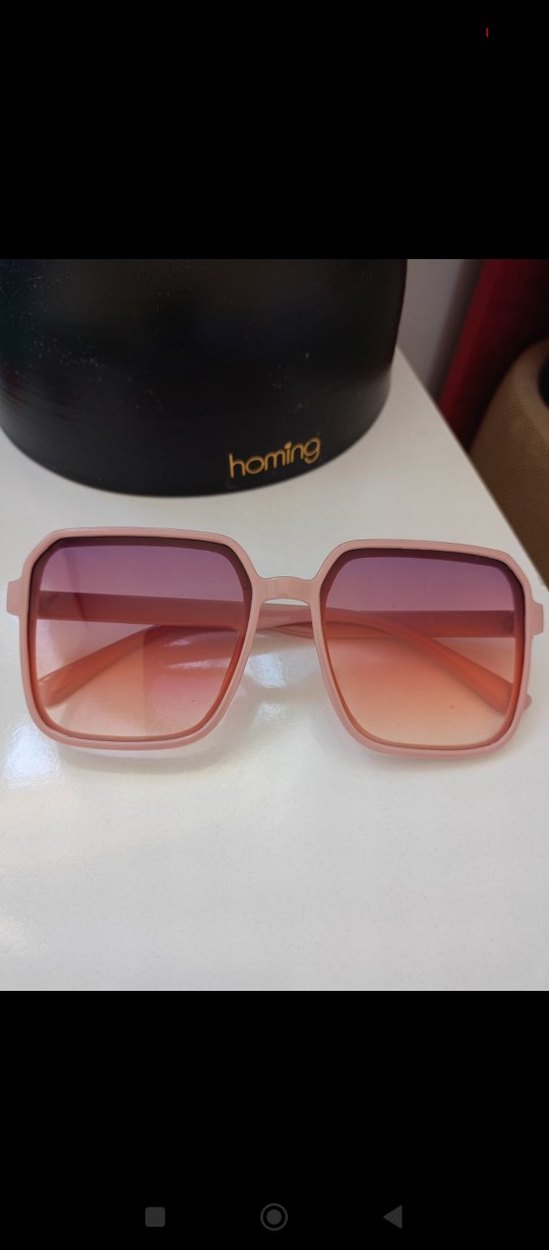 Parlak Kahverengi Kadın Güneş Gözlüğü - Görsel 4