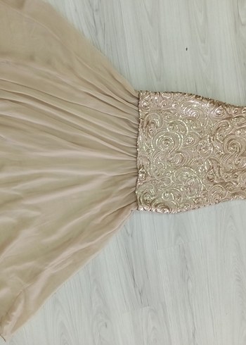 Pul payetli gece elbisesi - Görsel 13