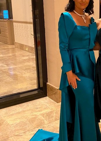 Yeşil gece elbisesi #sagazamadrid - Görsel 4